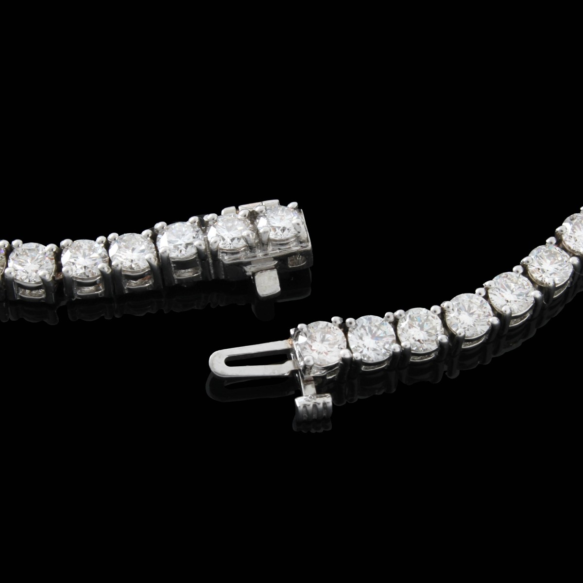 Diamond and 14K Tennis Necklace