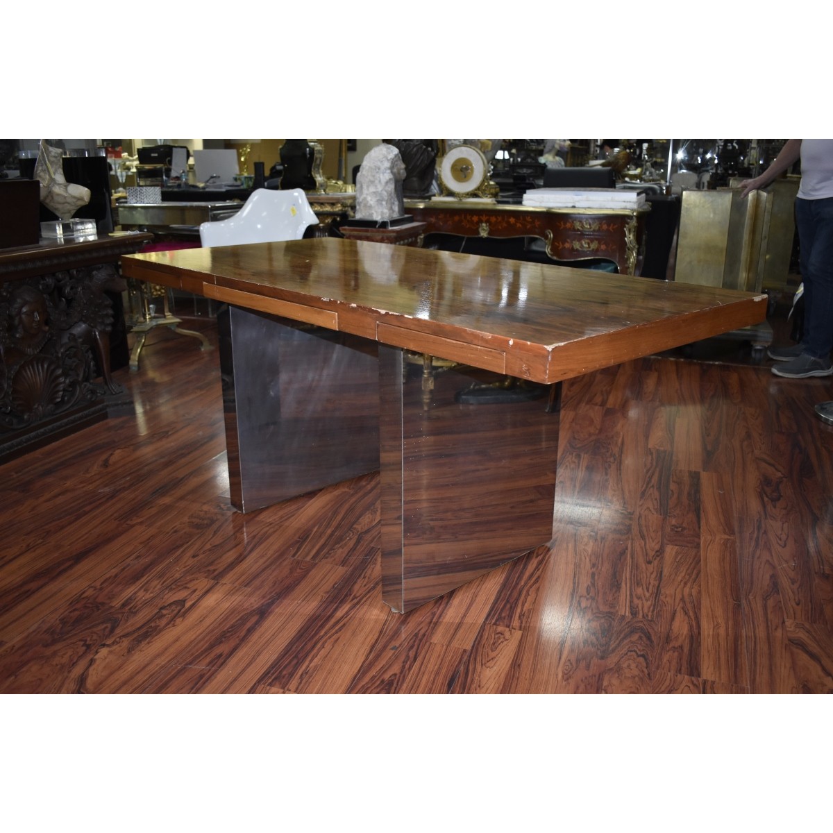 Dunbar Rosewood and Chrome Desk