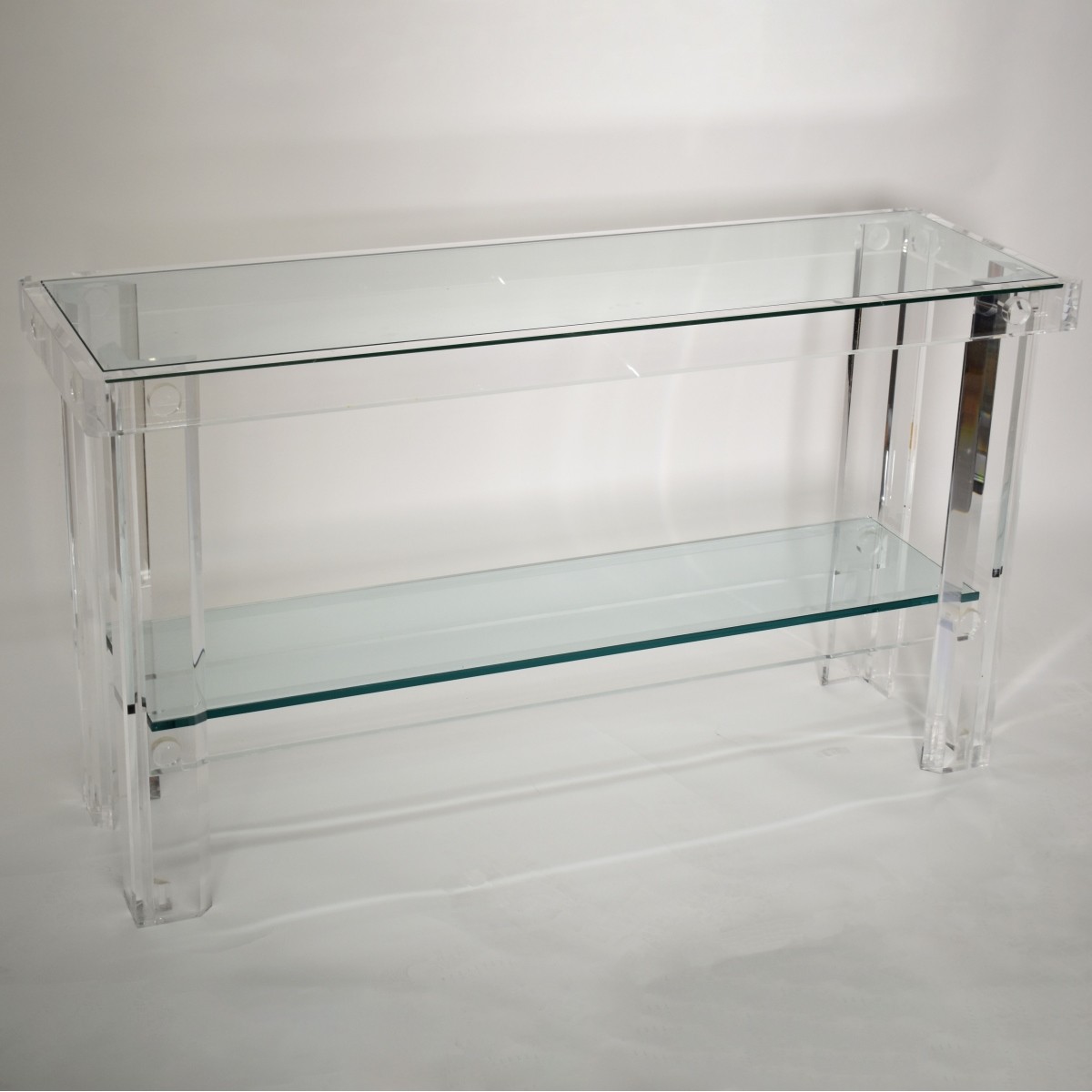 Mid-century Modern Lucite Console Table
