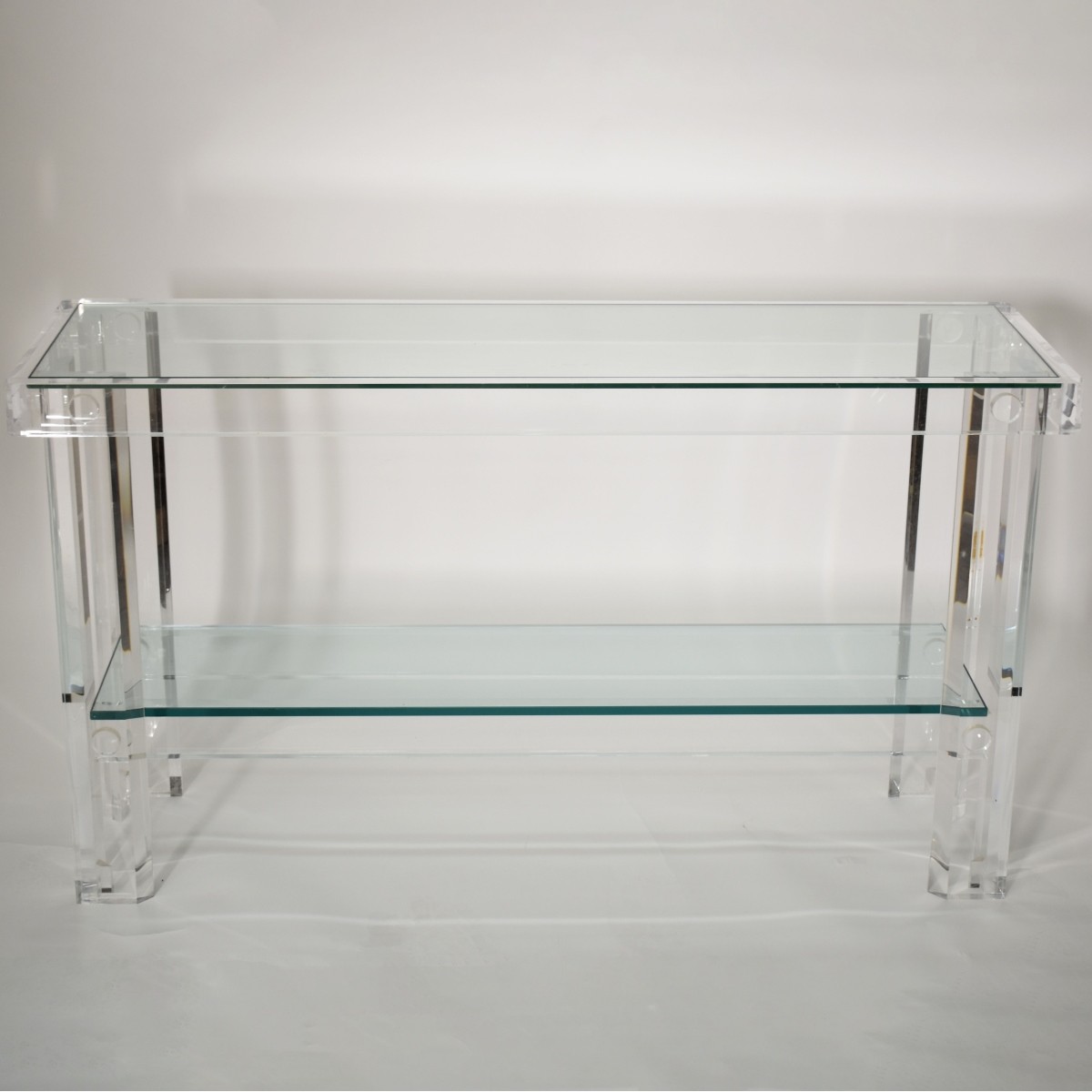 Mid-century Modern Lucite Console Table