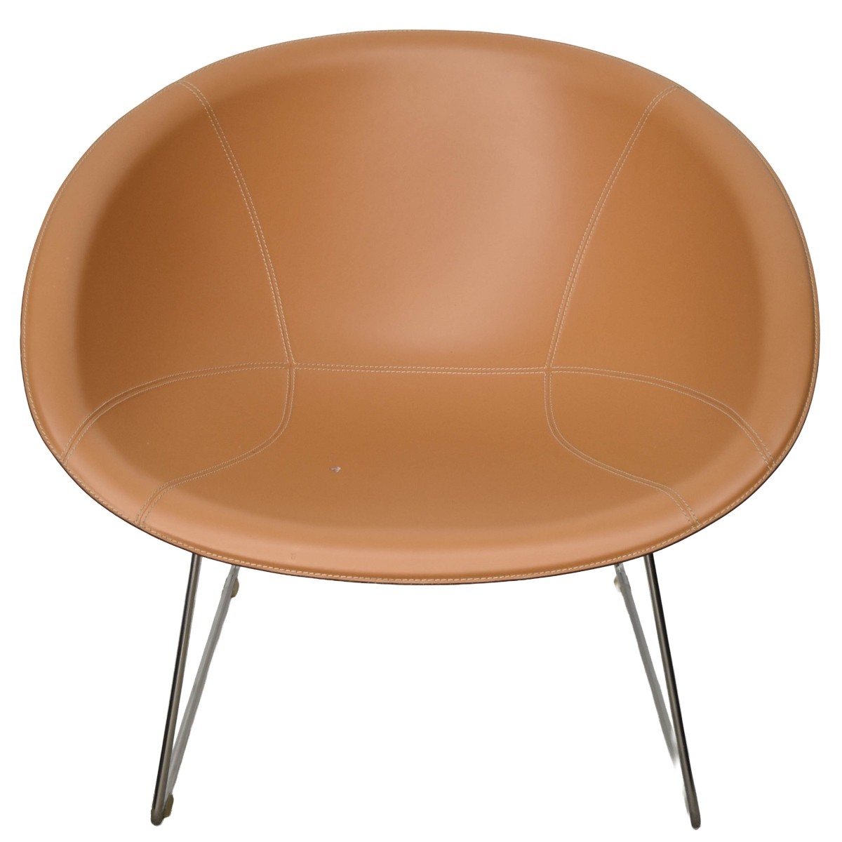 Pedrali Gliss Leather Lounge Chair