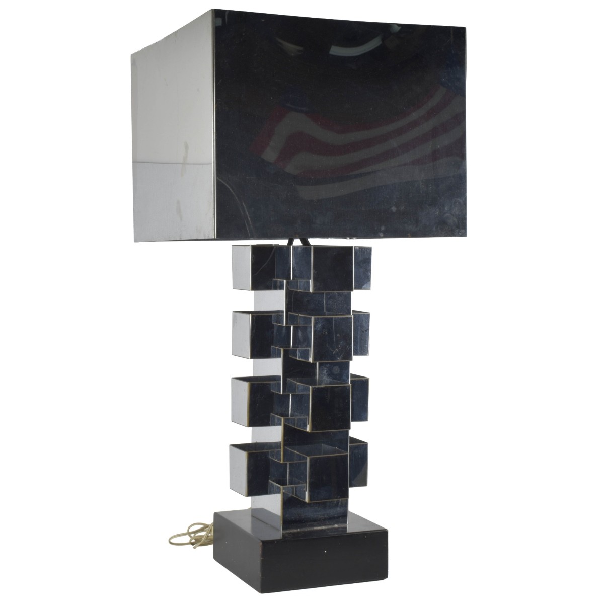Curtis Jere Stacked Chrome Lamp
