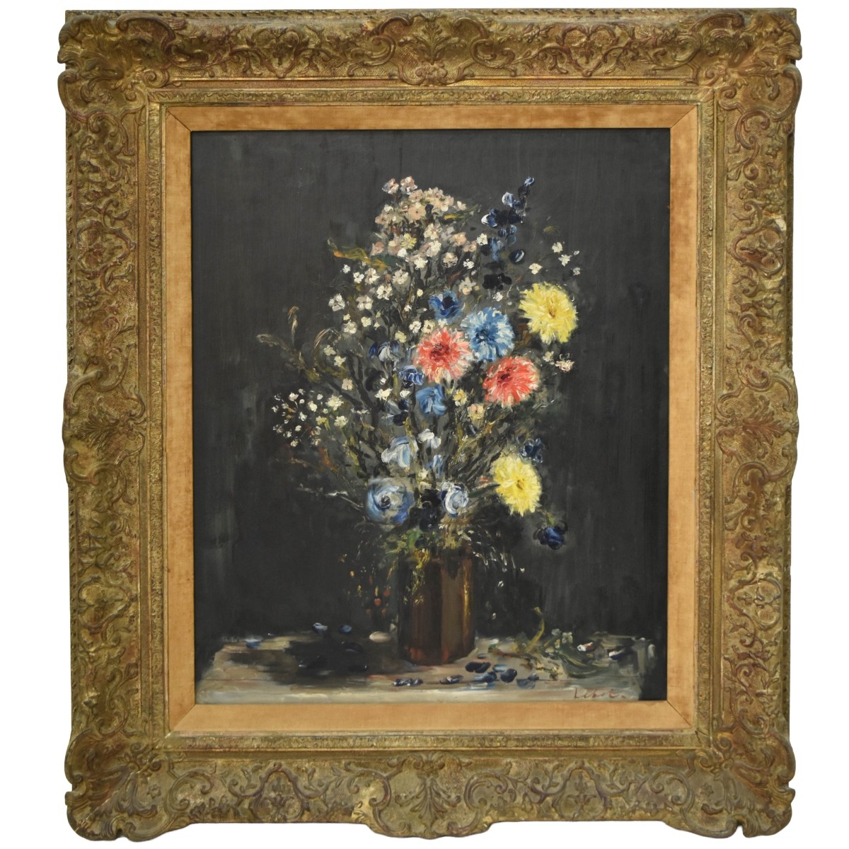 Pot of Flowers Still Life