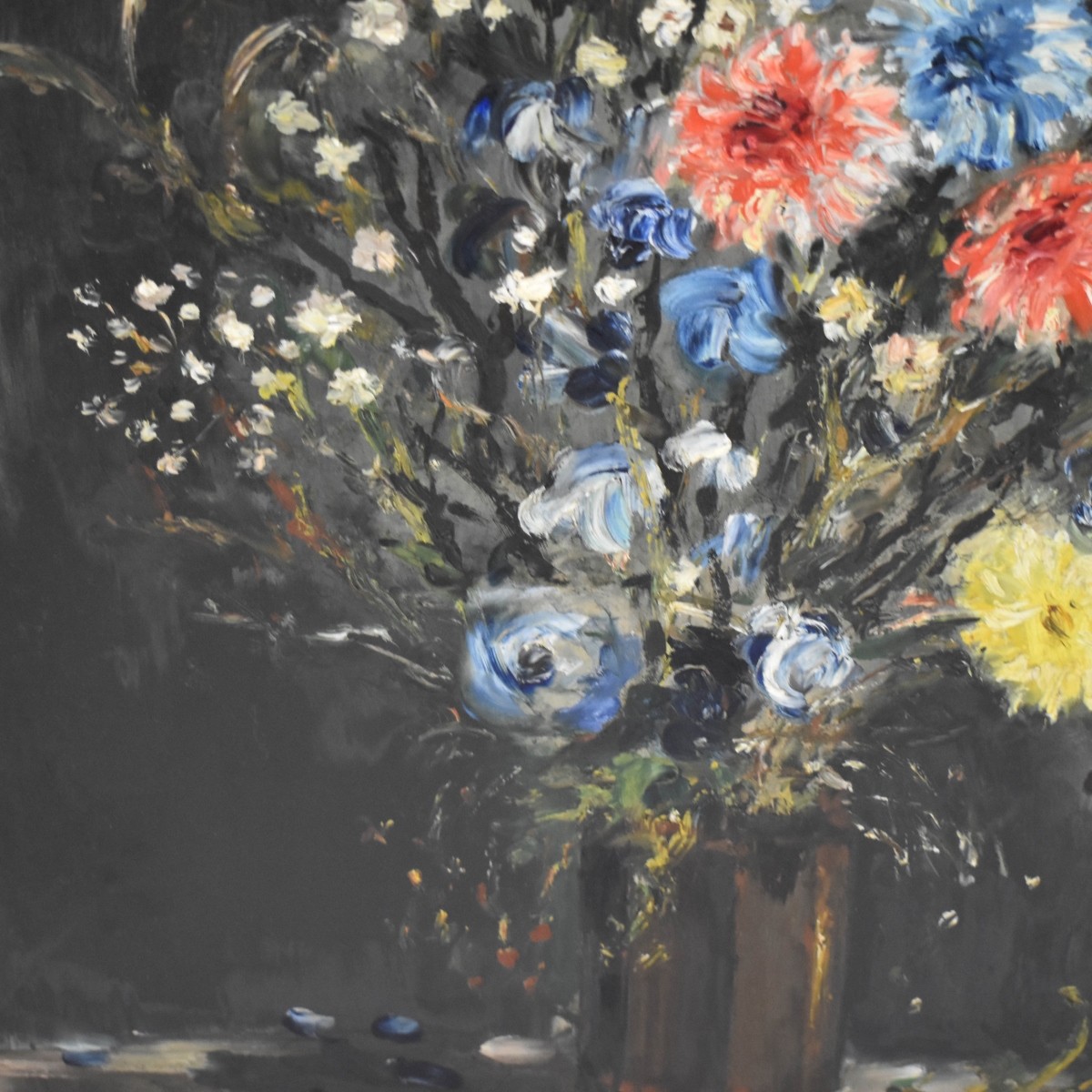 Pot of Flowers Still Life