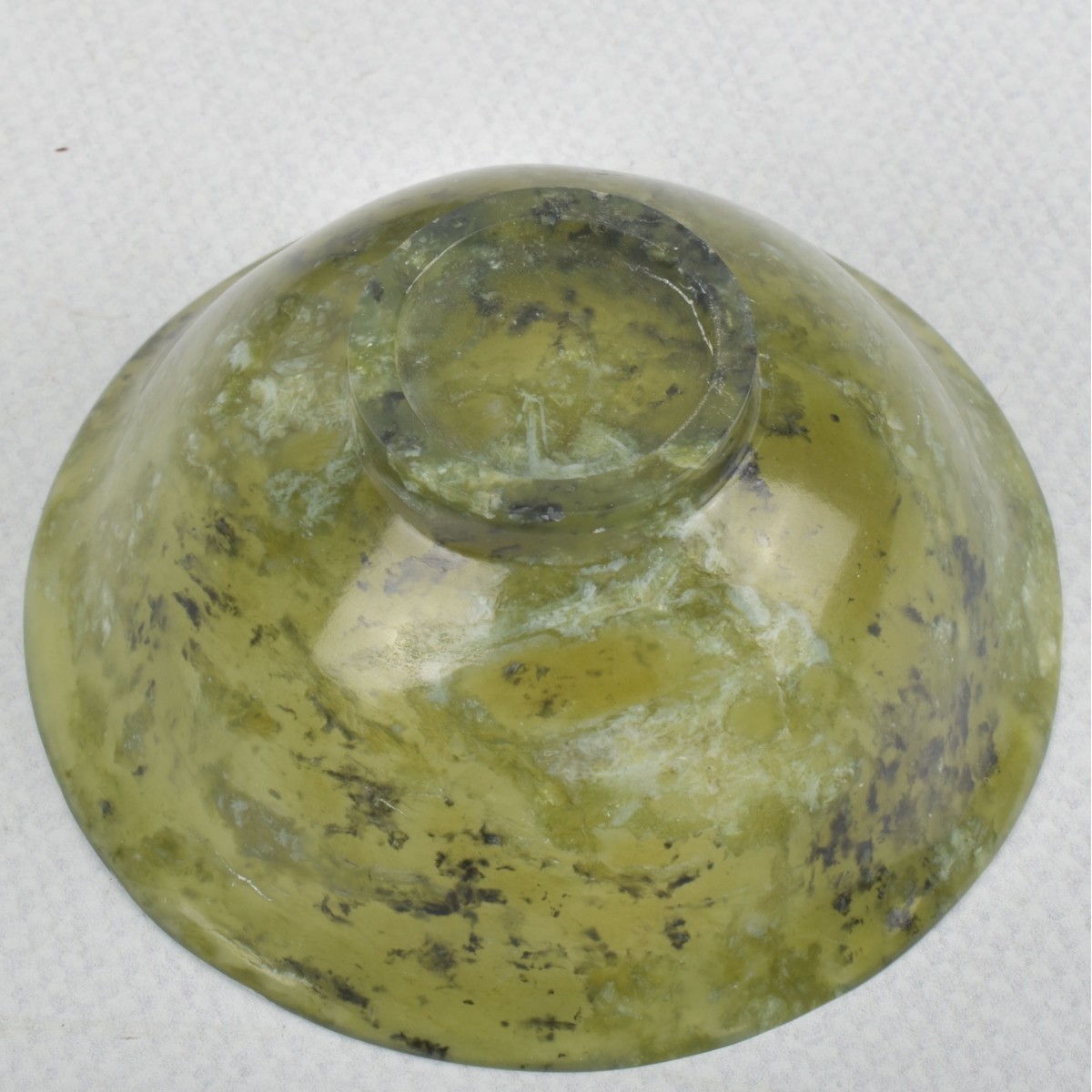 Chinese Carved Spinach Nephrite