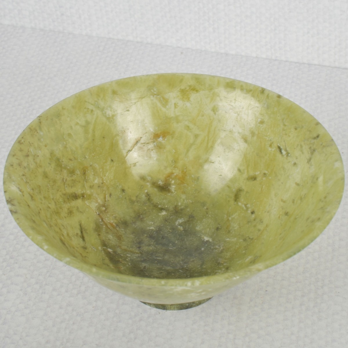 Chinese Carved Spinach Nephrite