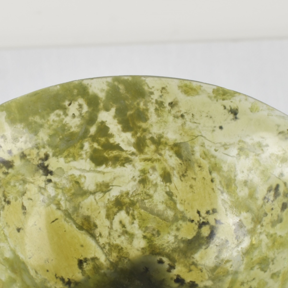 Chinese Carved Spinach Nephrite