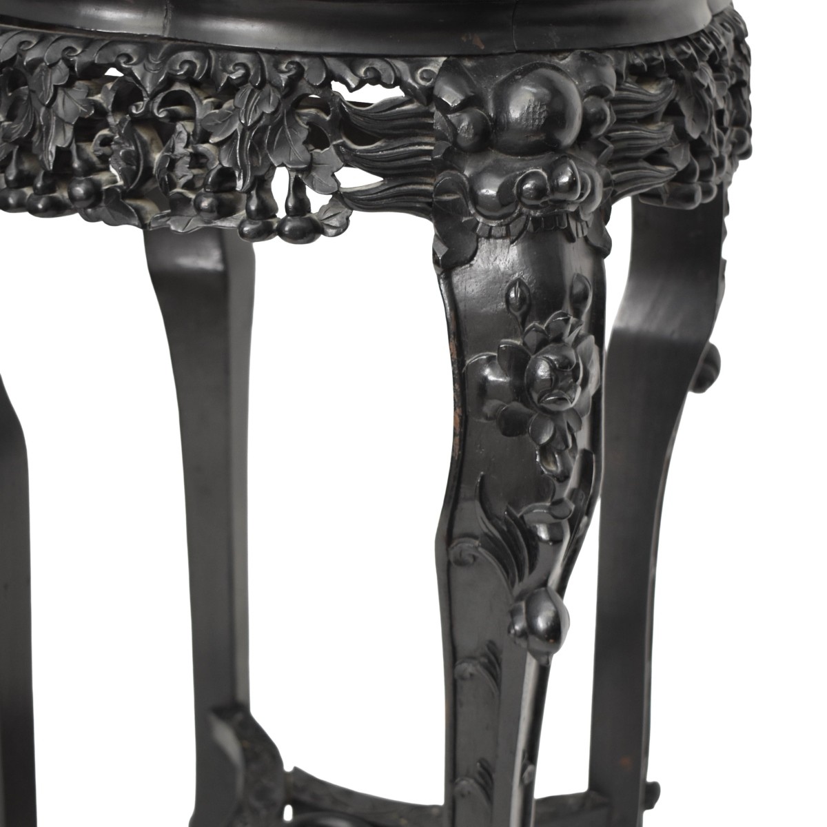 Chinese Carved Wood Plant Stand