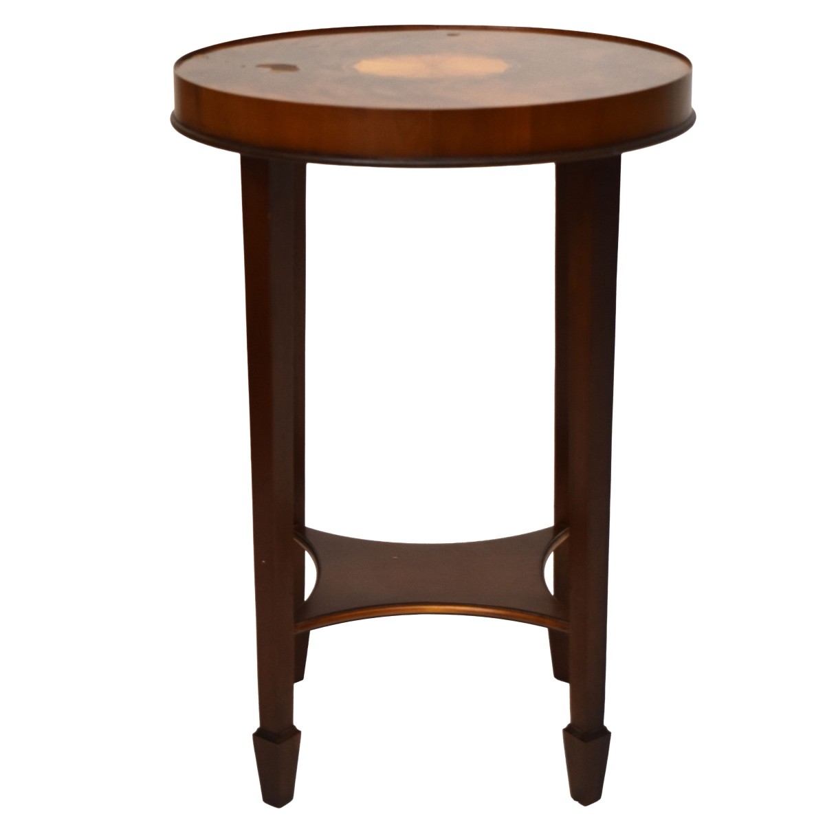Mahogany Oval Accent Table