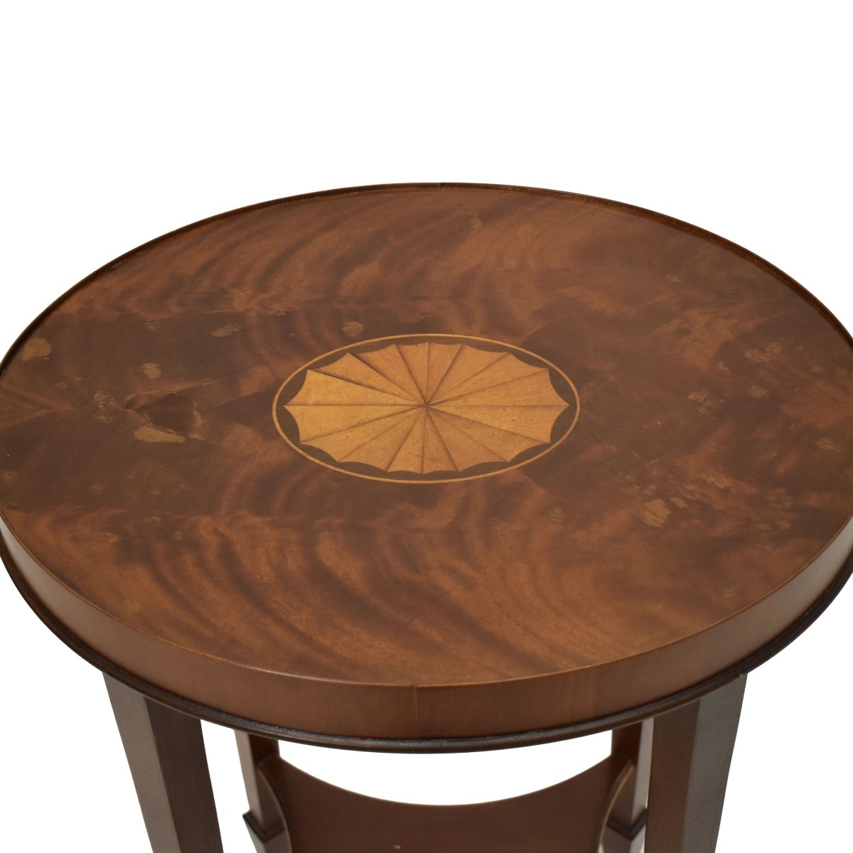 Mahogany Oval Accent Table