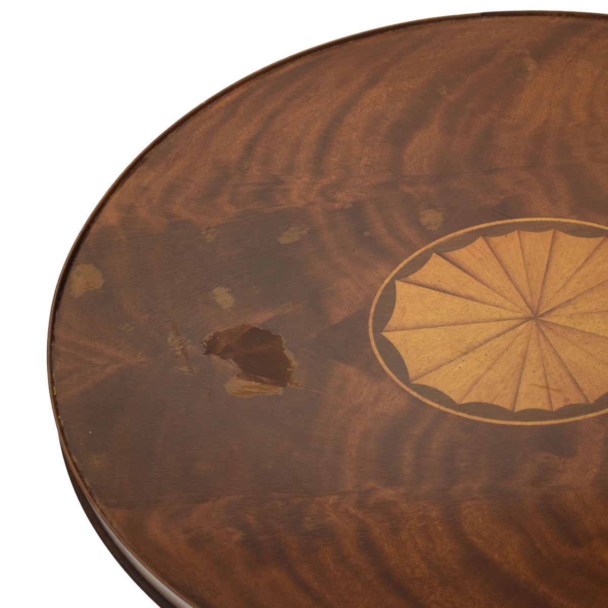 Mahogany Oval Accent Table