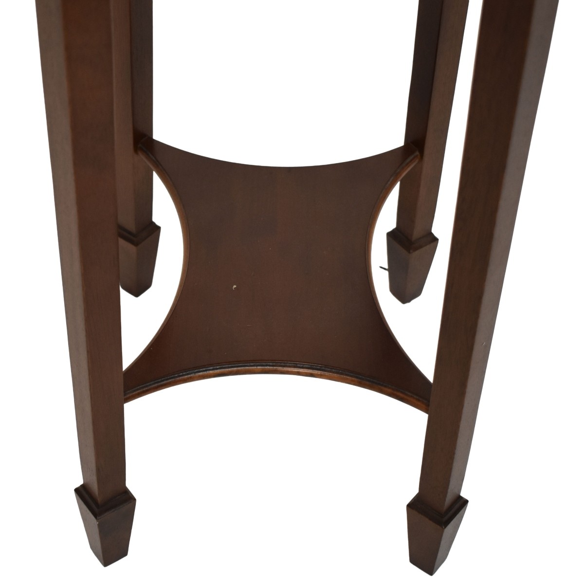 Mahogany Oval Accent Table