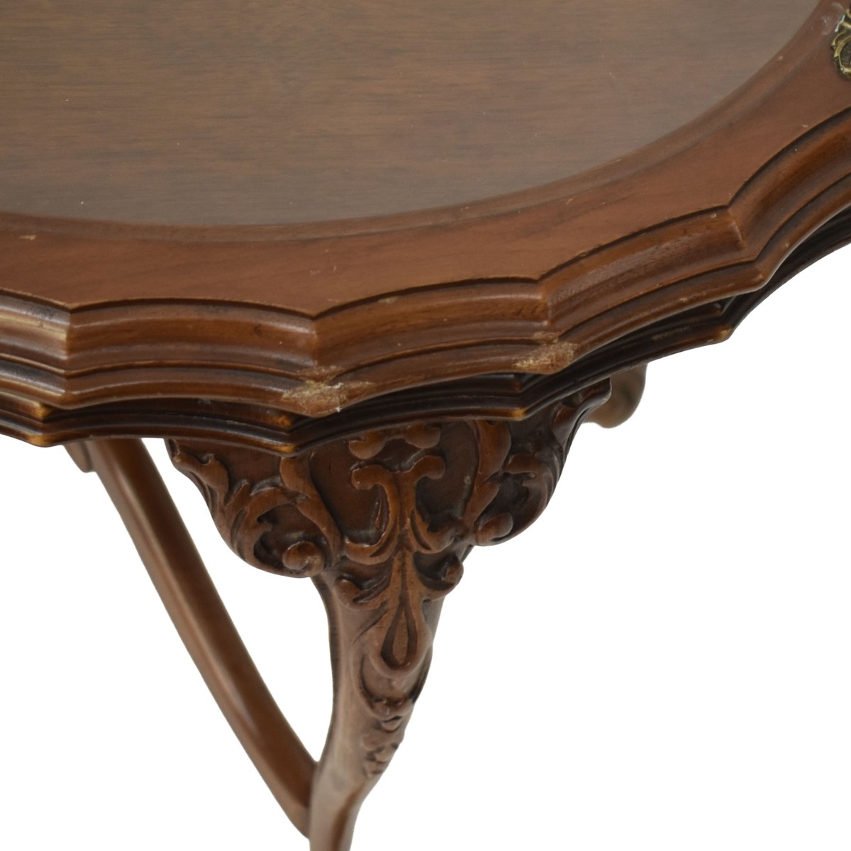 Mahogany Oval Accent Table
