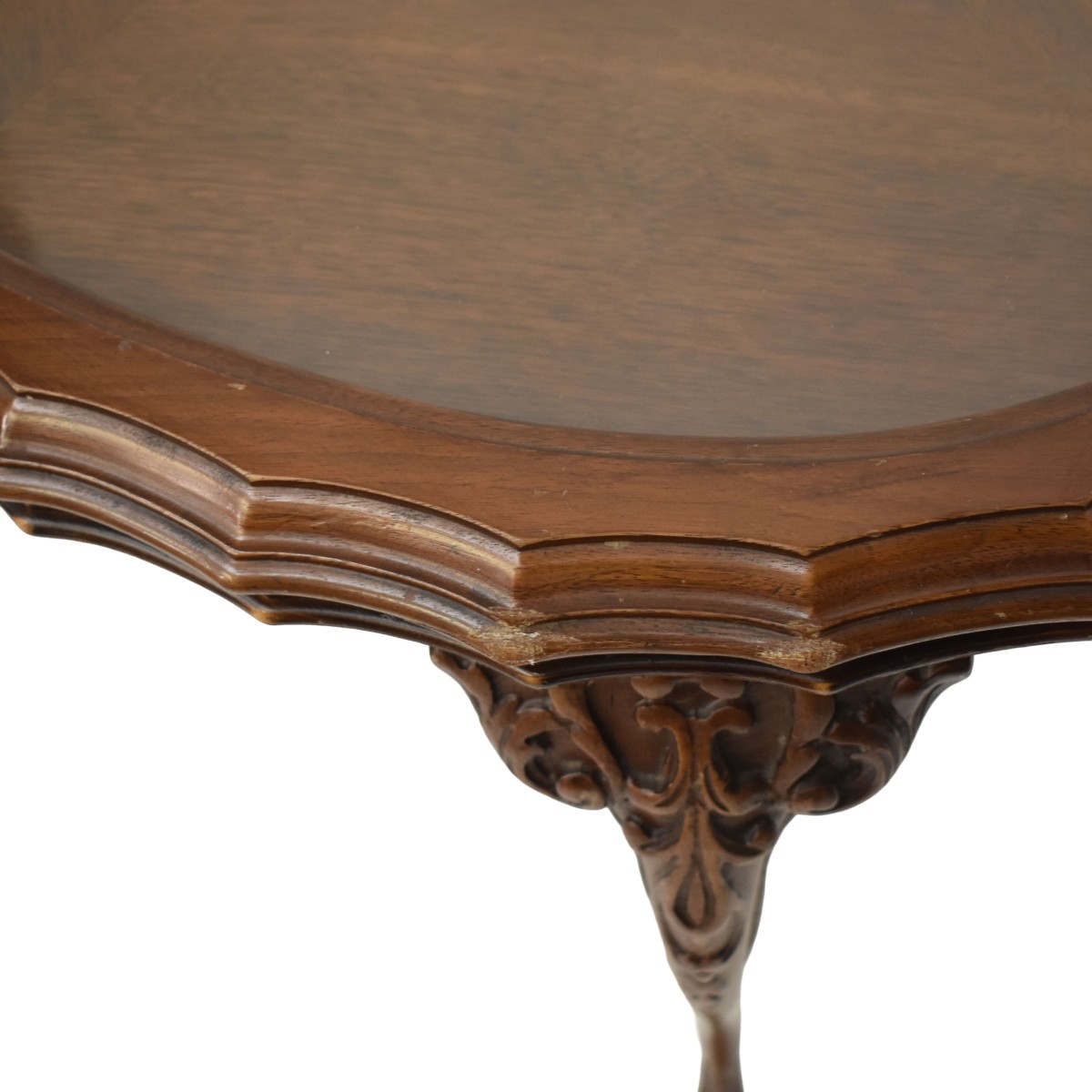 Mahogany Oval Accent Table