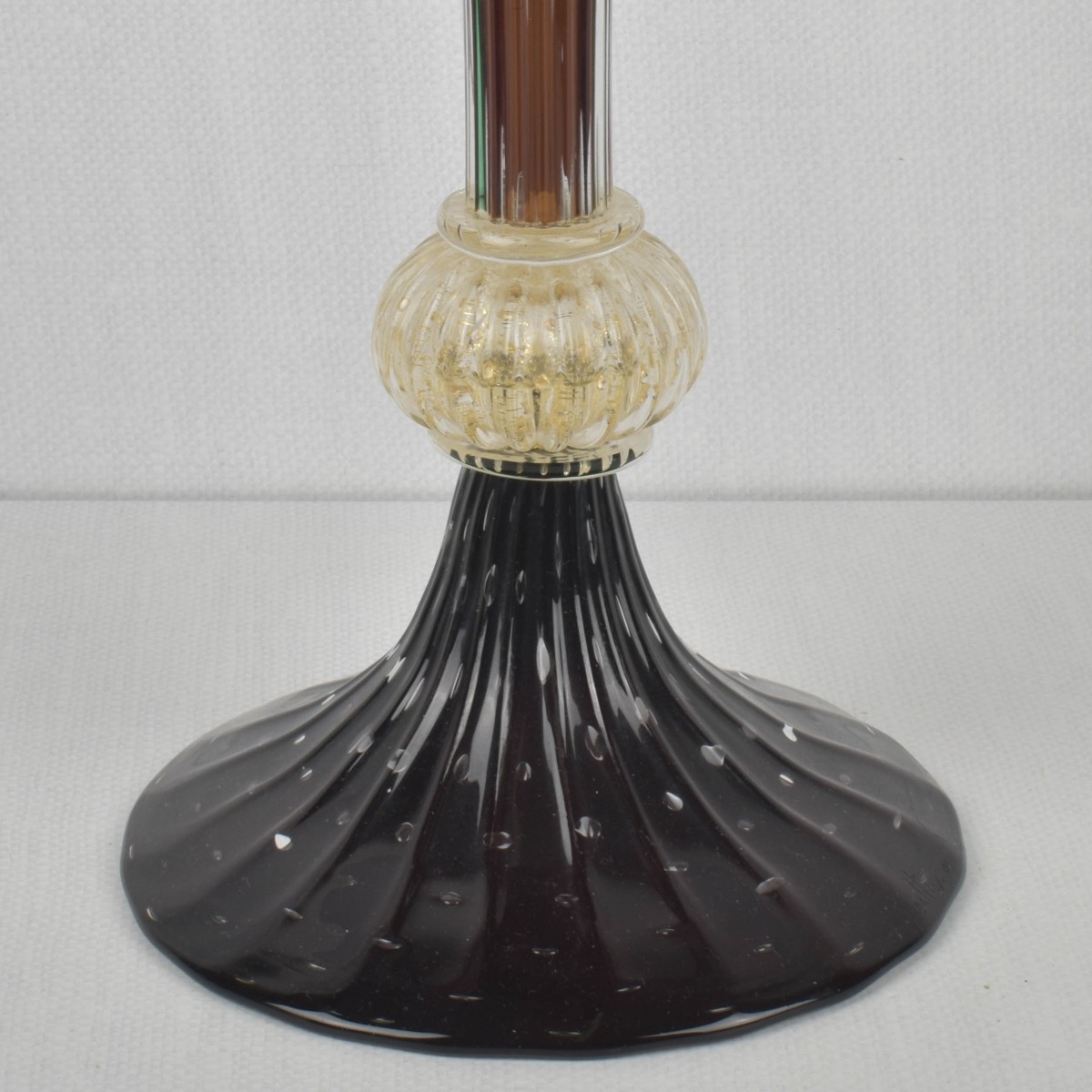 Vittorio Rigattieri Murano Candlestick