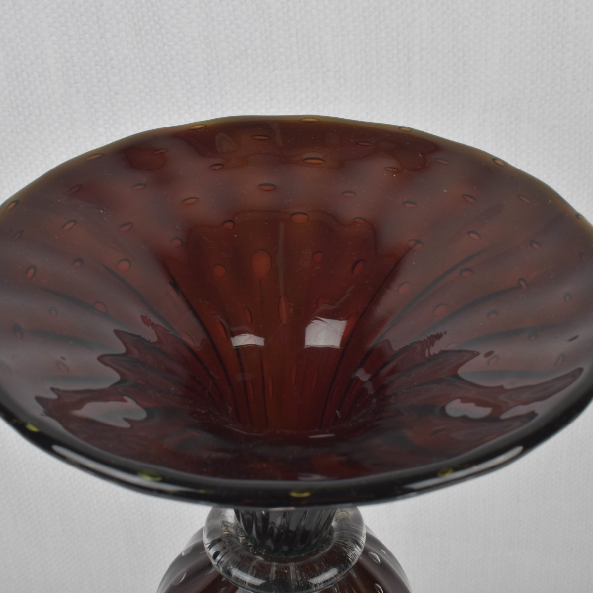 Vittorio Rigattieri Murano Candlestick