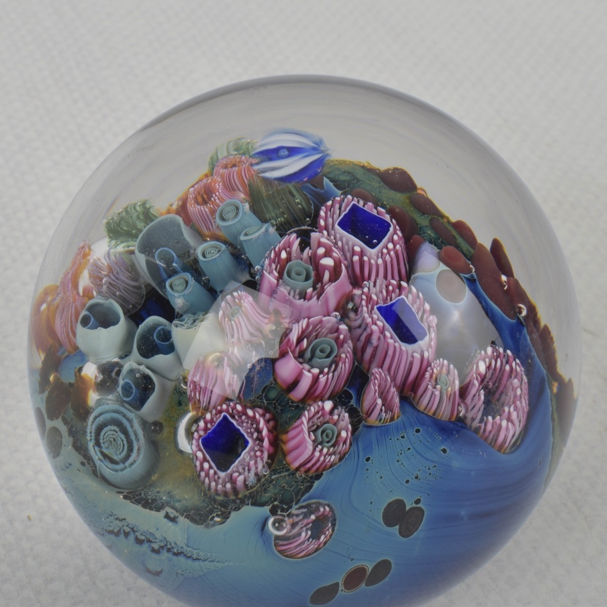 Josh Simpson Art Glass Paperweight