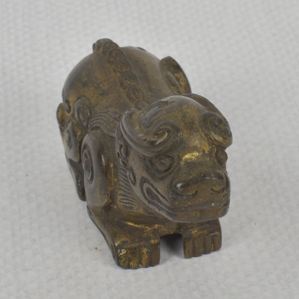 Chinese Bronze Figure of a Buddhist Lion