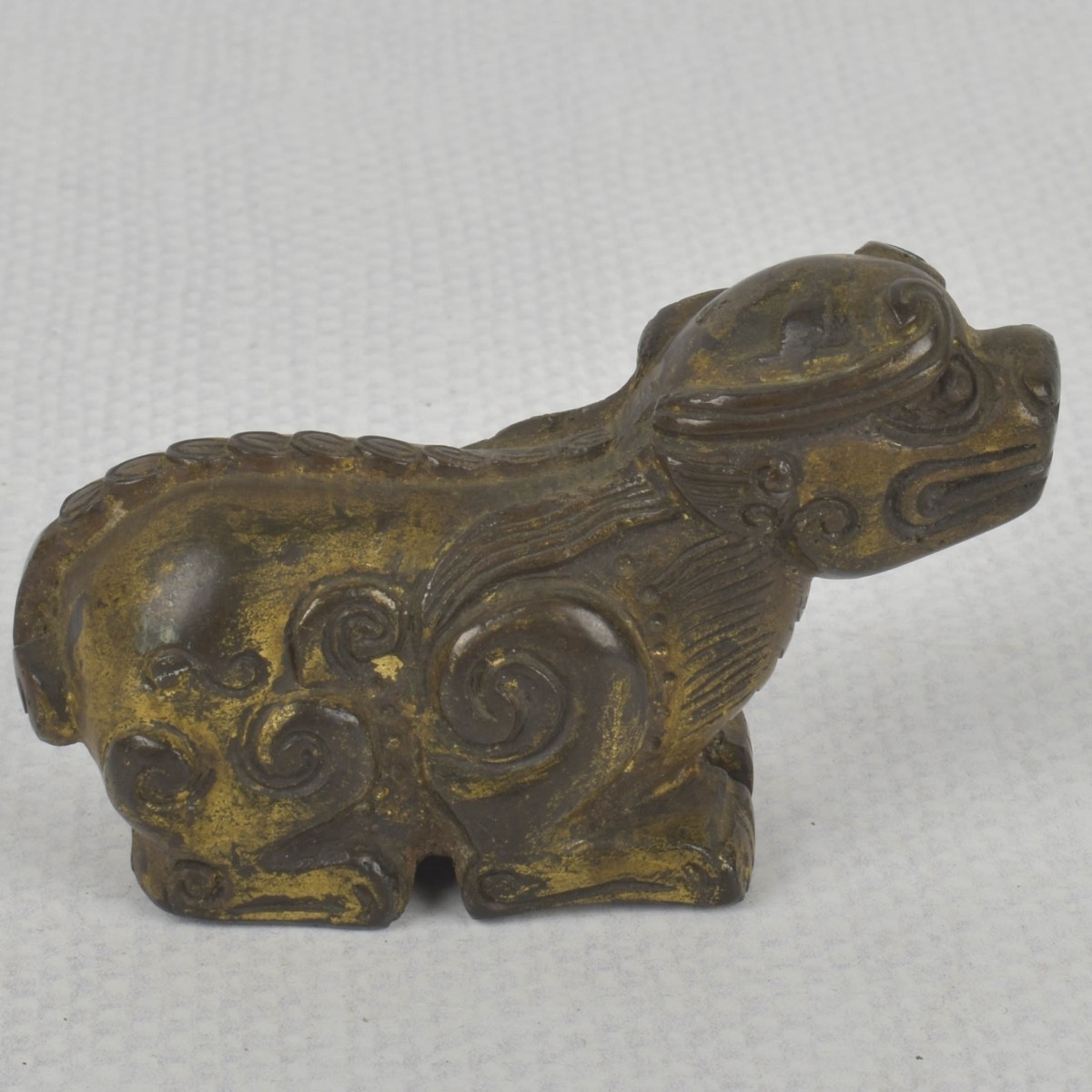 Chinese Bronze Figure of a Buddhist Lion