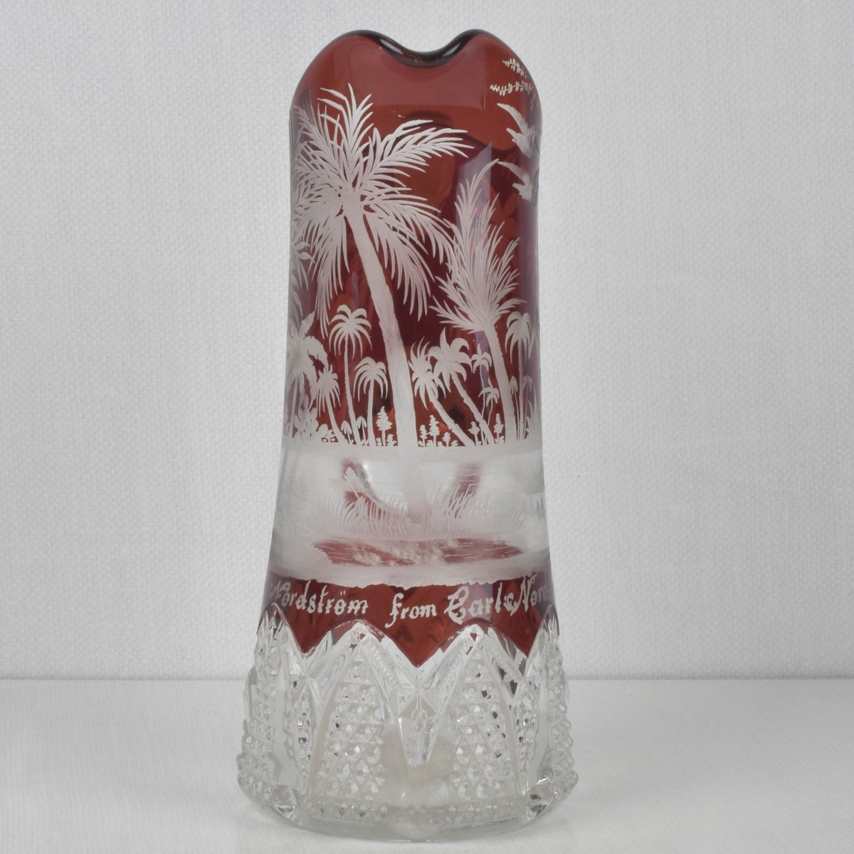 Early American Pressed Glass Pitcher