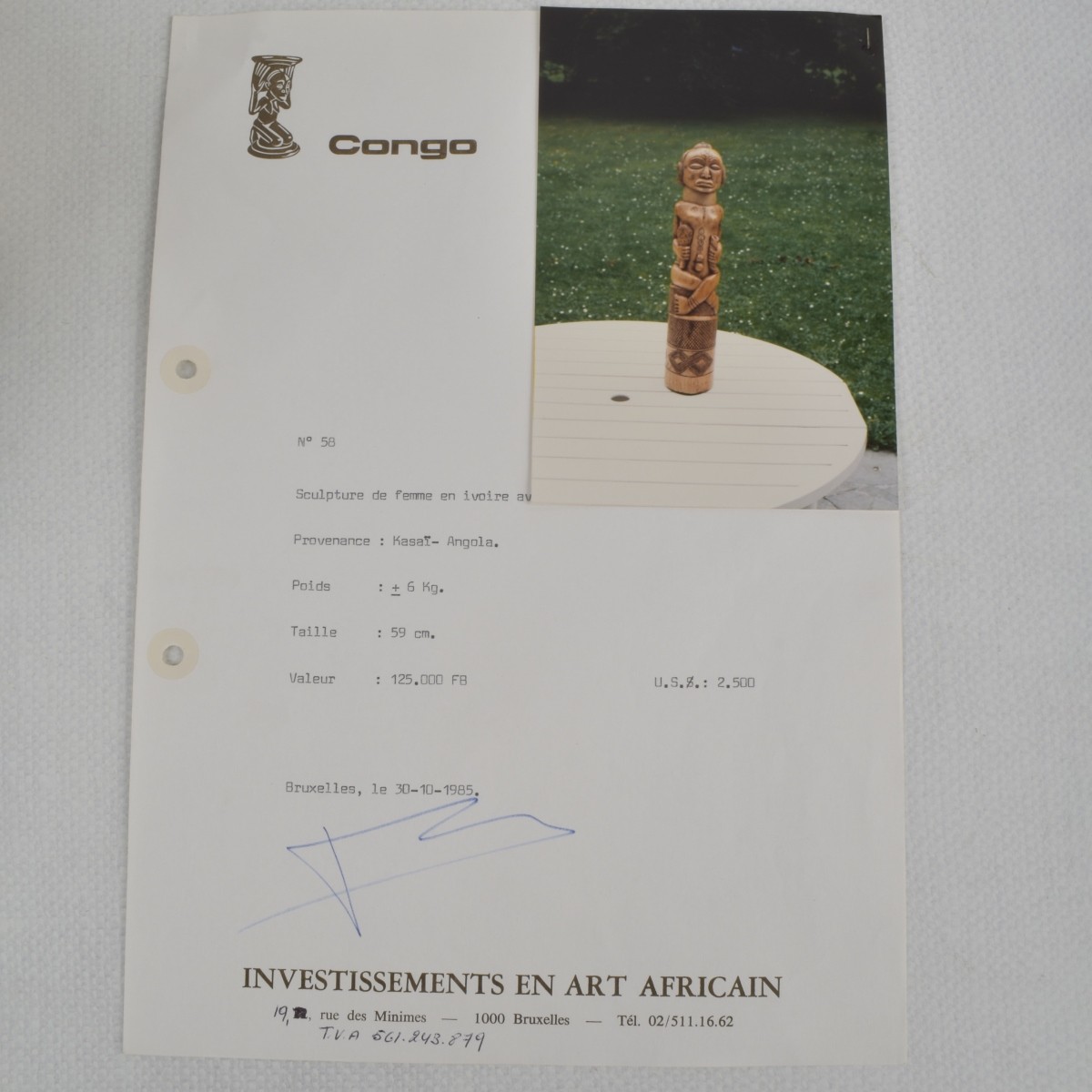 Large African Carved Sculpture