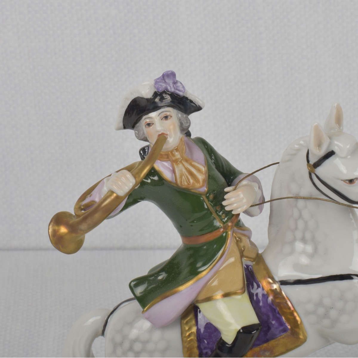 German Rudolstadt Volkstedt Porcelain Riders