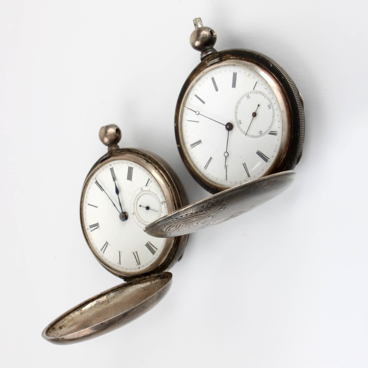 Coin Silver Pocket Watches