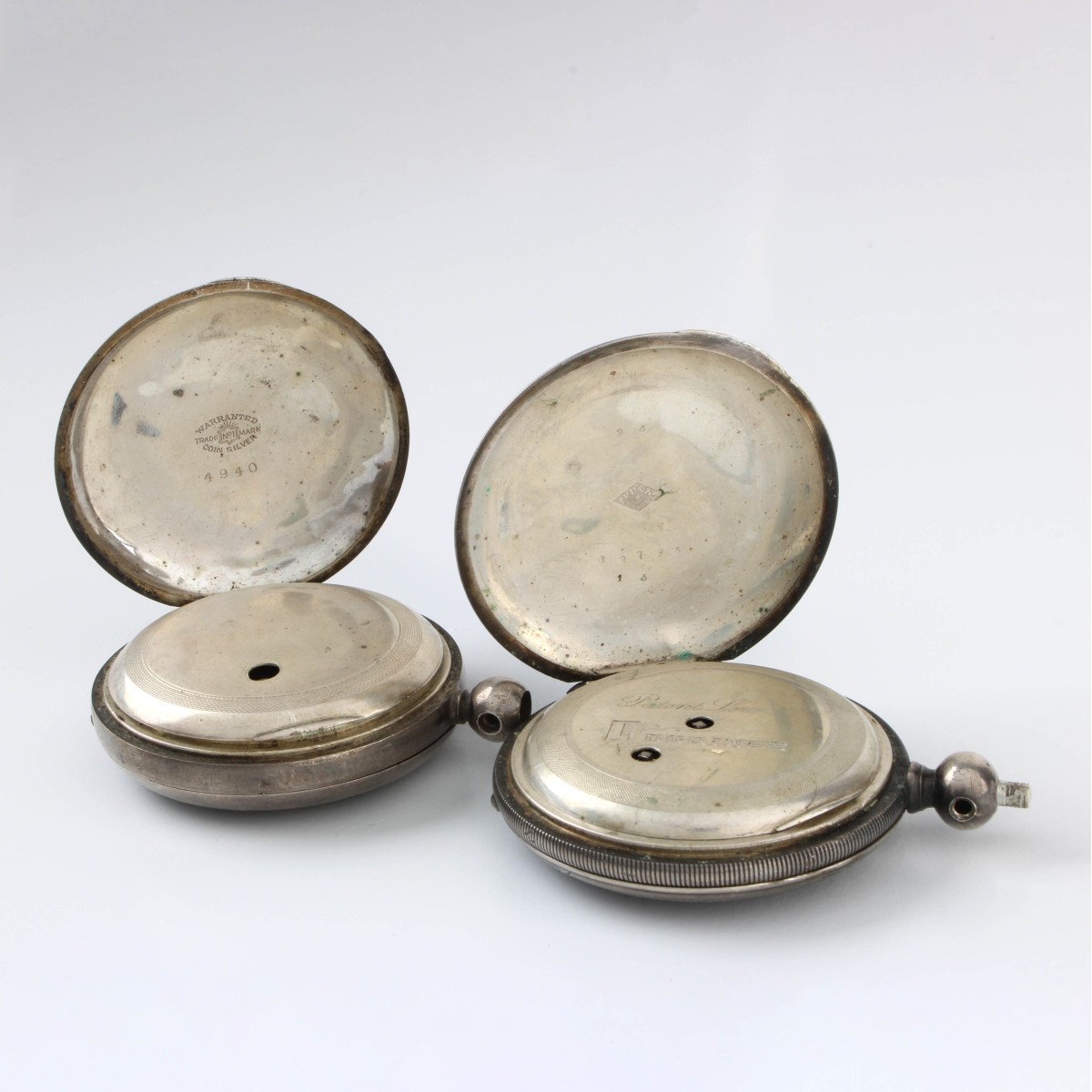 Coin Silver Pocket Watches