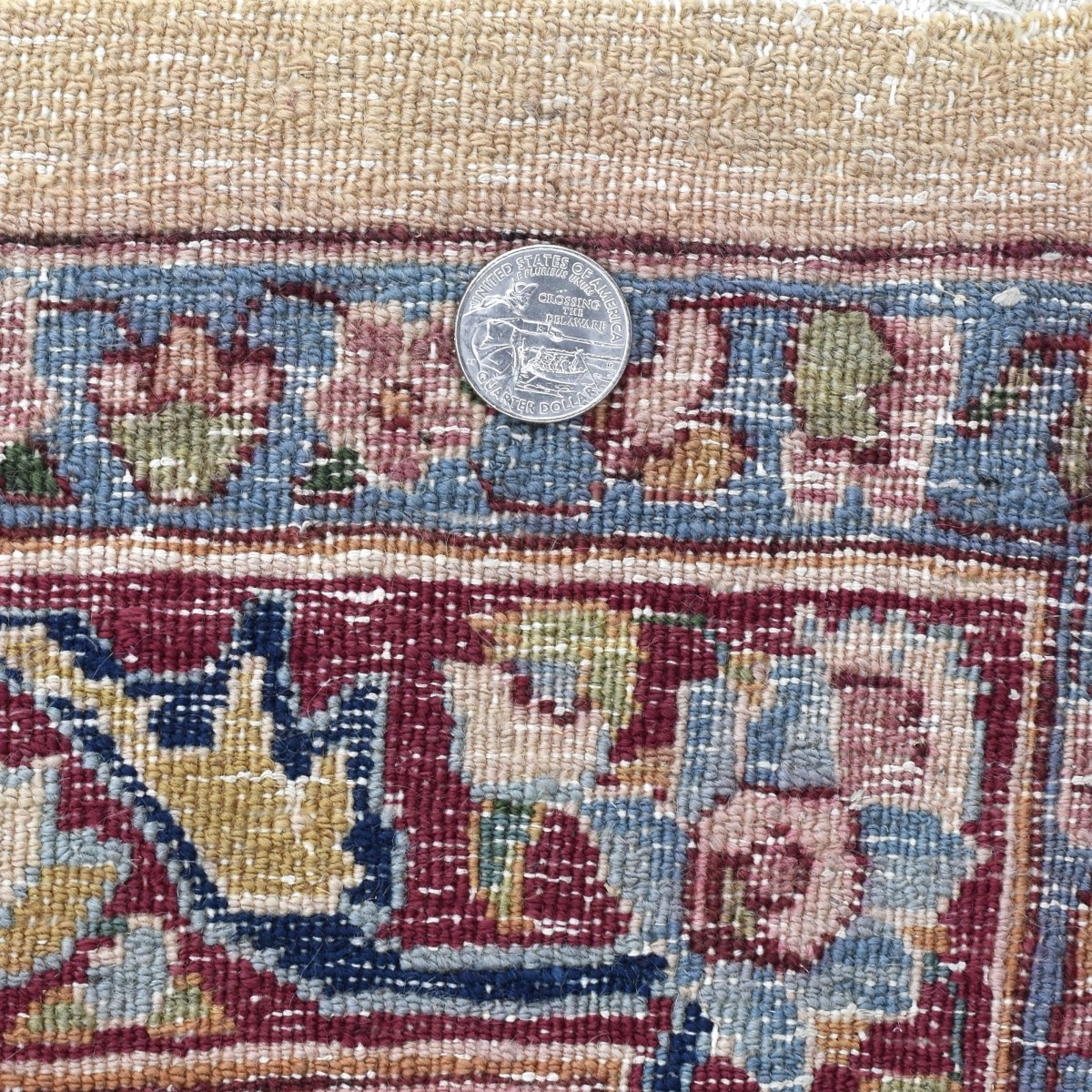 Kerman Persian Wool Carpet