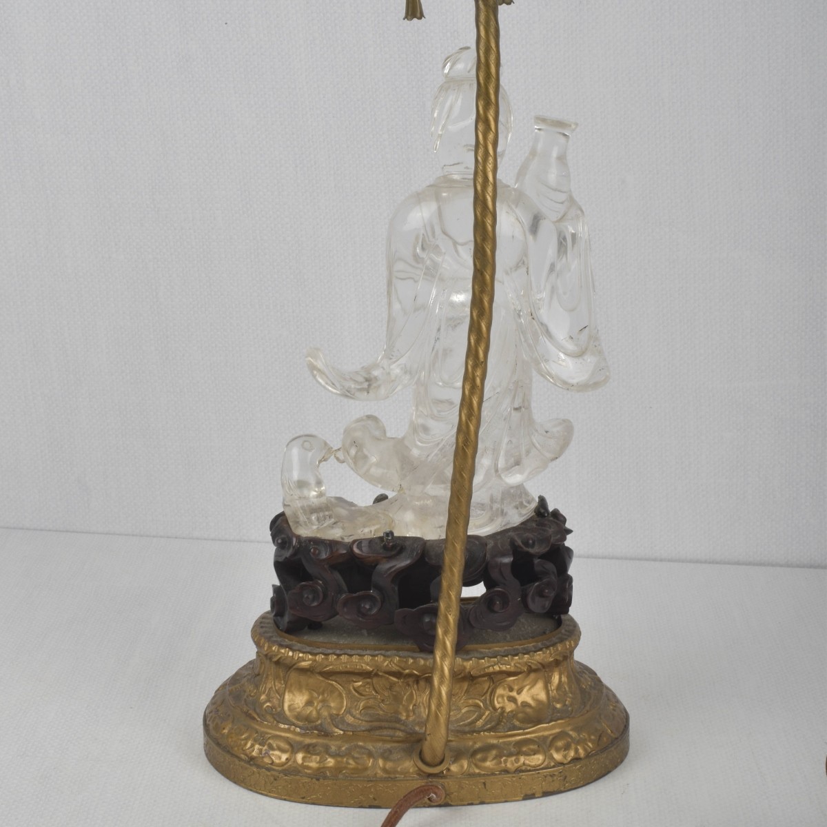 Chinese Rock Crystal Lamp