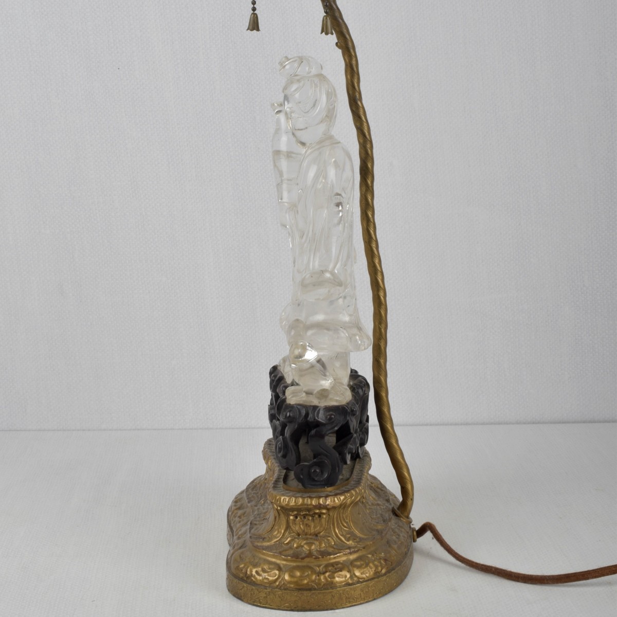 Chinese Rock Crystal Lamp
