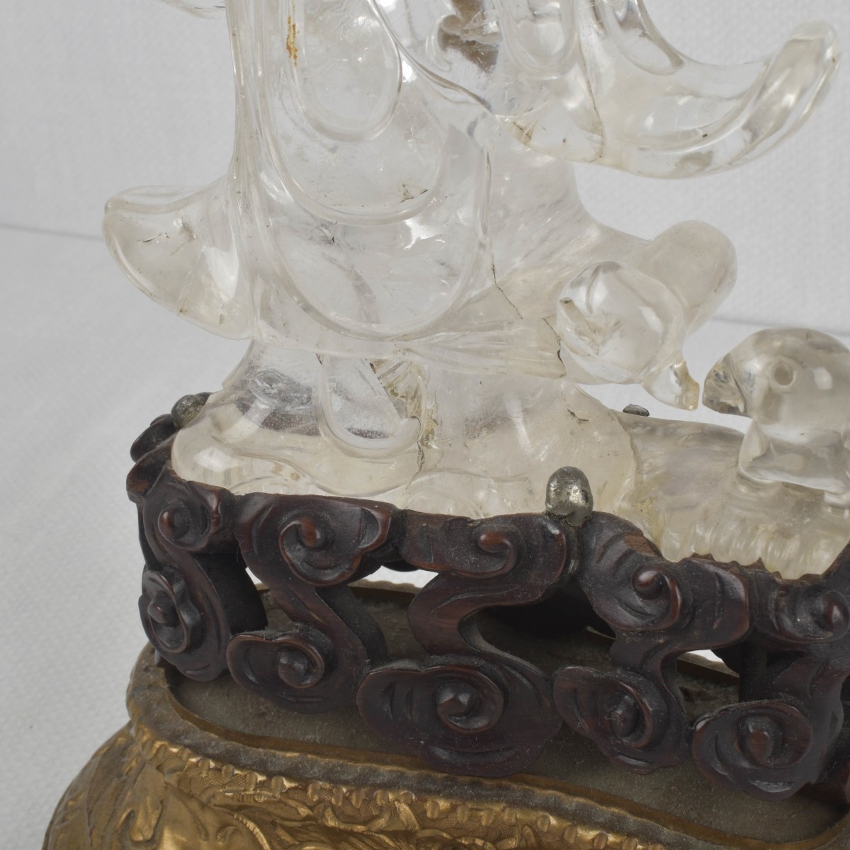 Chinese Rock Crystal Lamp