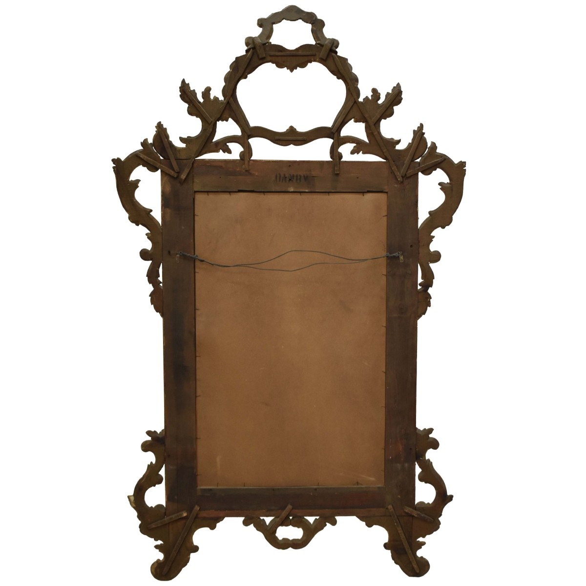 Carved Rococo-style Mirror