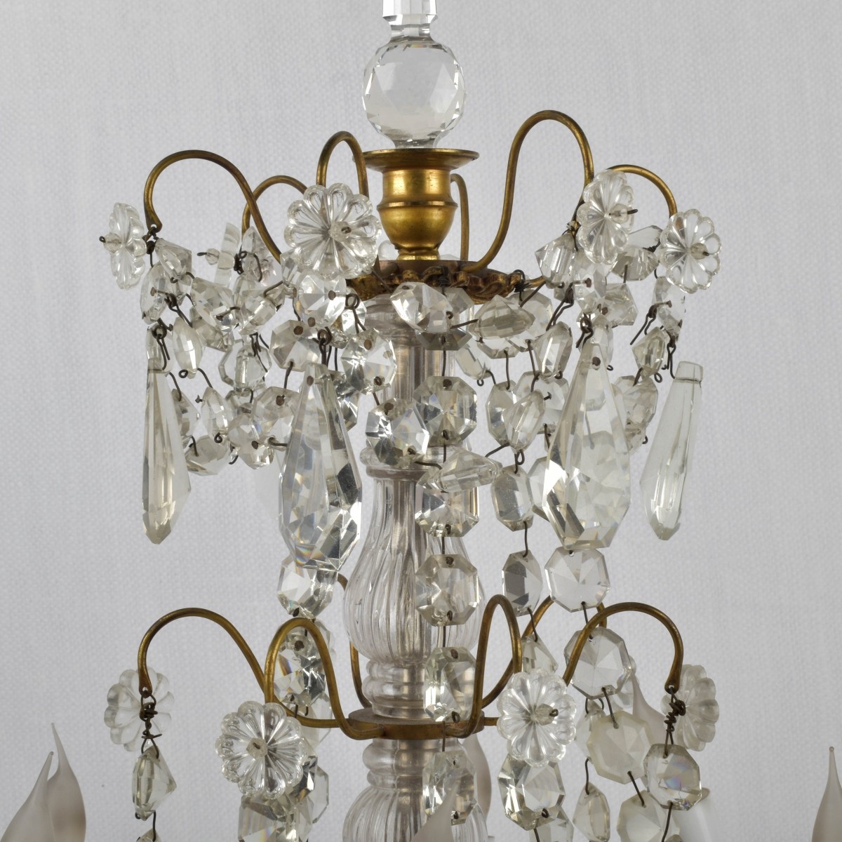 Antique French Girandole Lamp