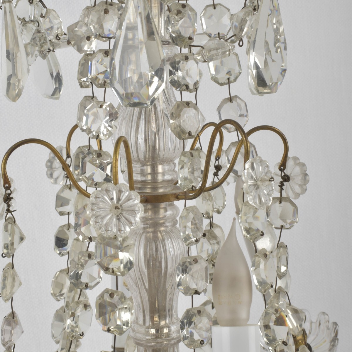 Antique French Girandole Lamp