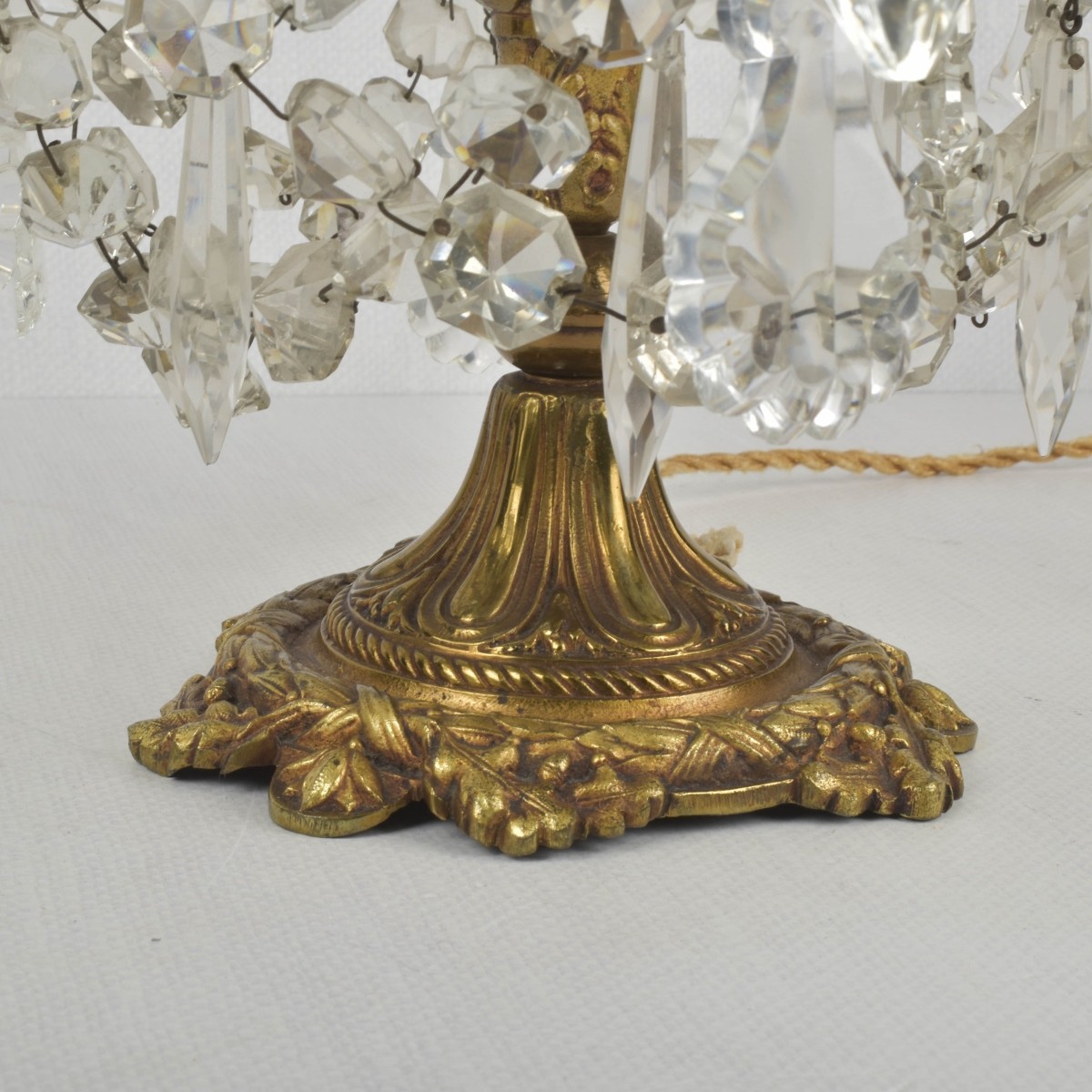 Antique French Girandole Lamp