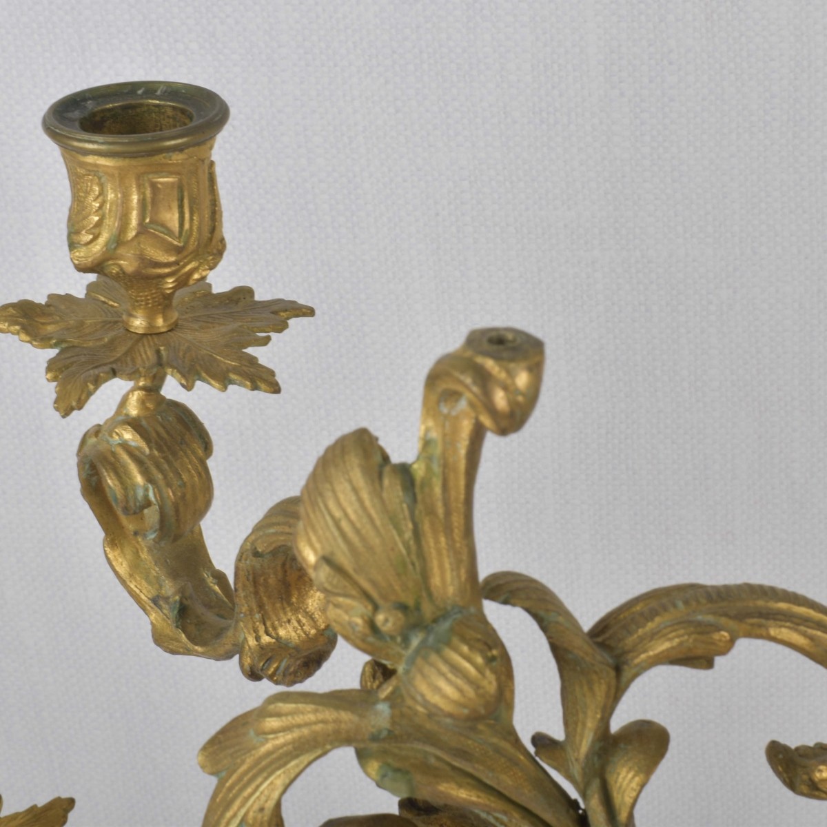 Louis XVI Style Gilt Bronze Candelabra