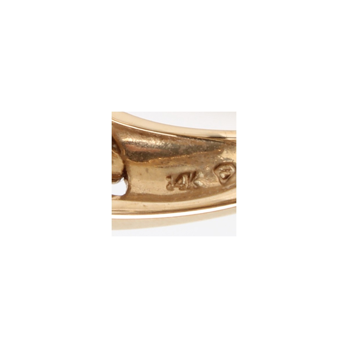 Topaz, Sapphire, Diamond and 14K Ring