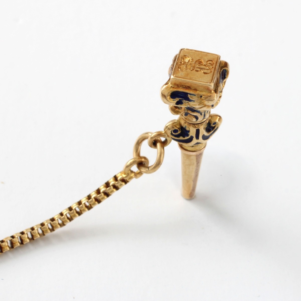 18K and Enamel Pocket Watch