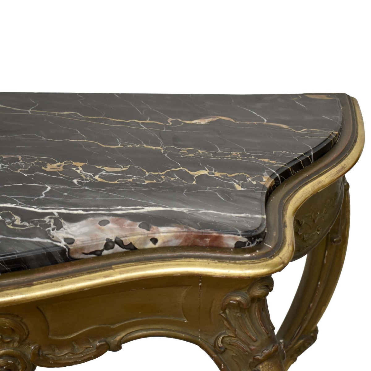 Louis XV Style Marble Top Consoles