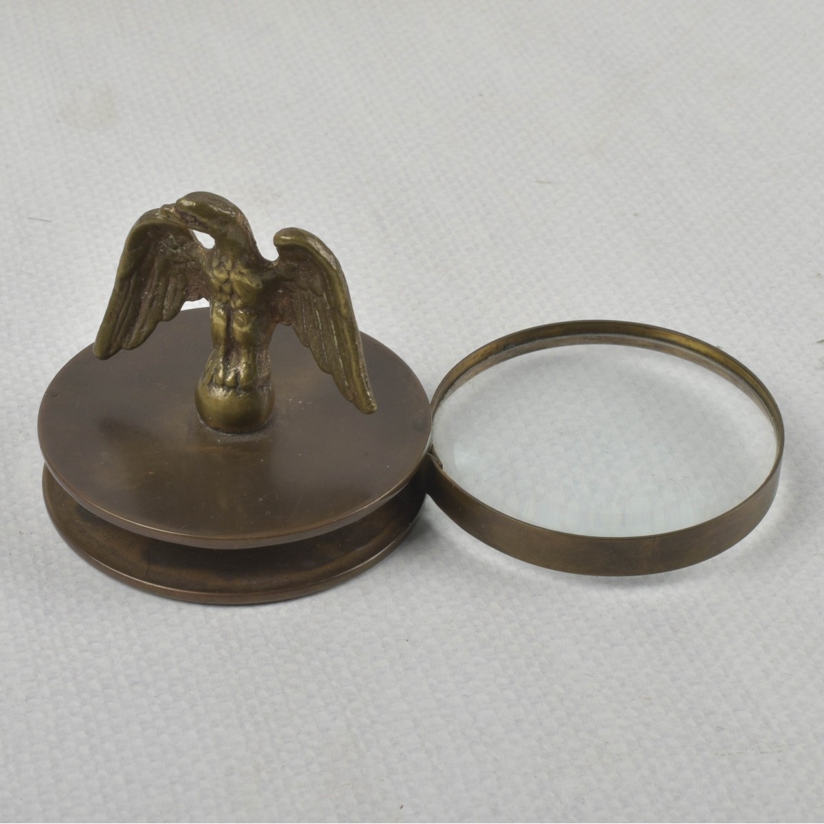 Vintage Gilt Brass Desk Accessories