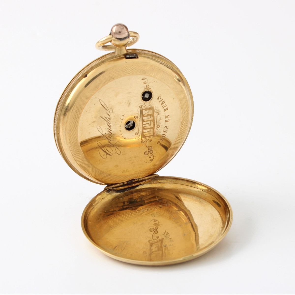 18K and Enamel Pocket Watch