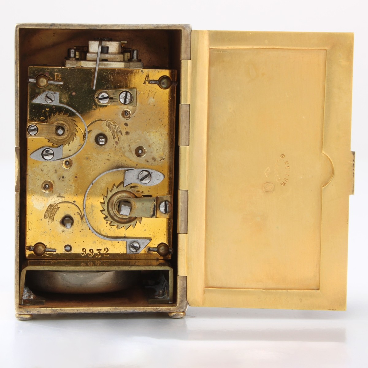 Gustave Keller for Cartier Clock