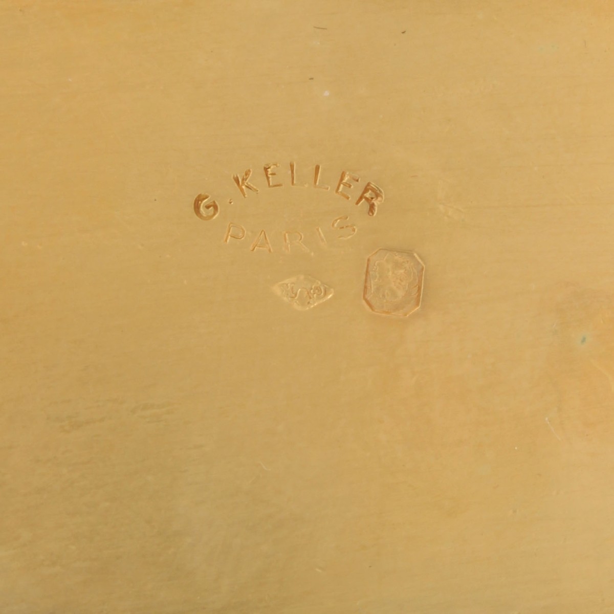 Gustave Keller for Cartier Clock