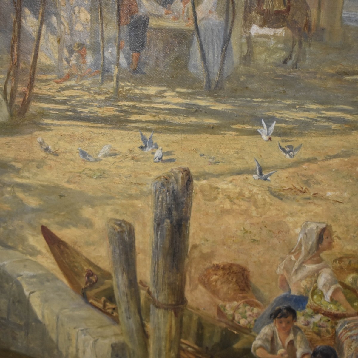 Oil on Canvas Painting of a Riverscape
