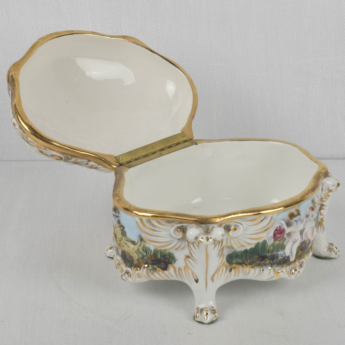 Vintage Italian Capodimonte Box