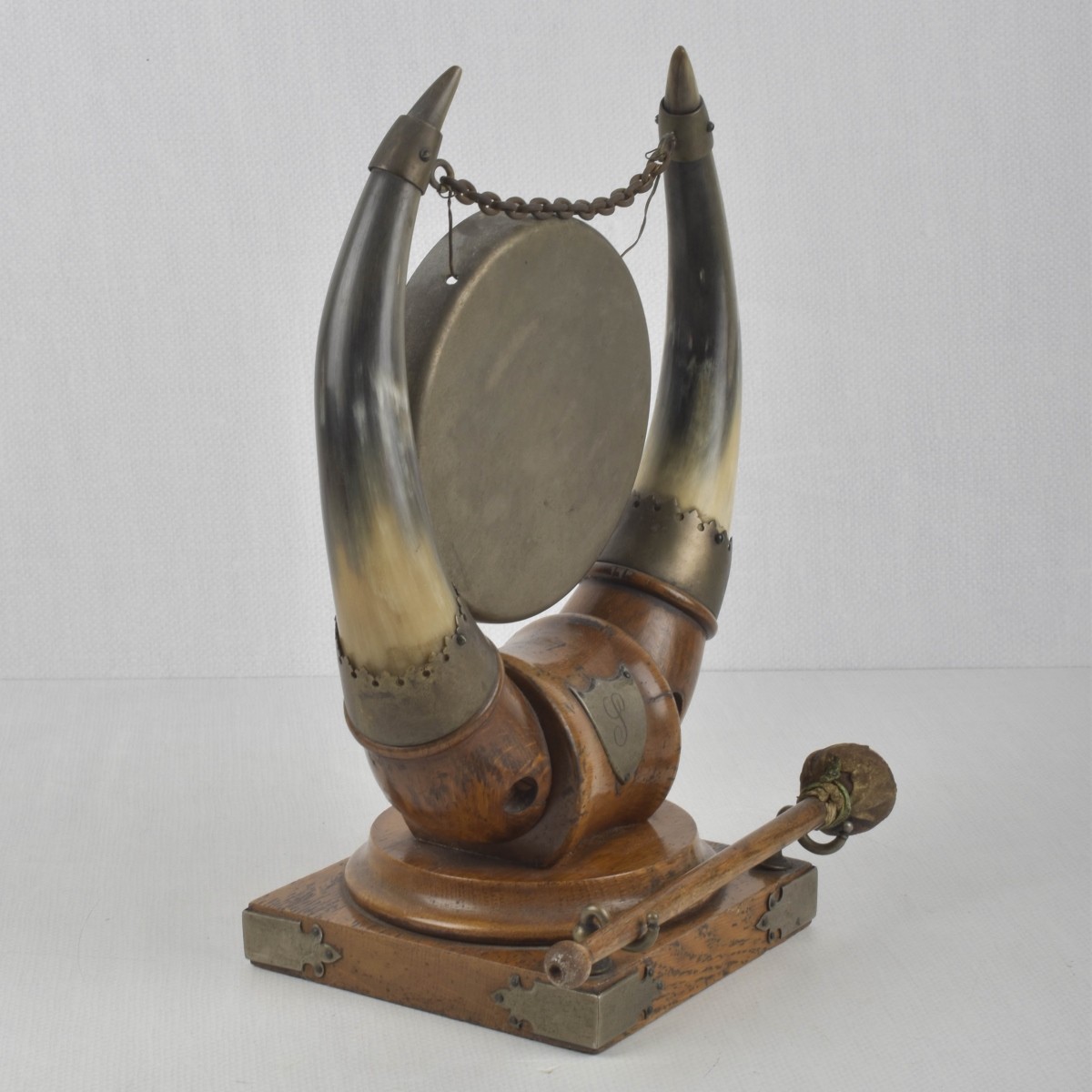 Antique Cattle Horn Gong