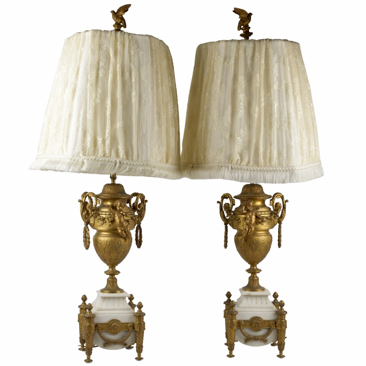 Antique French Neo-classical Lamps