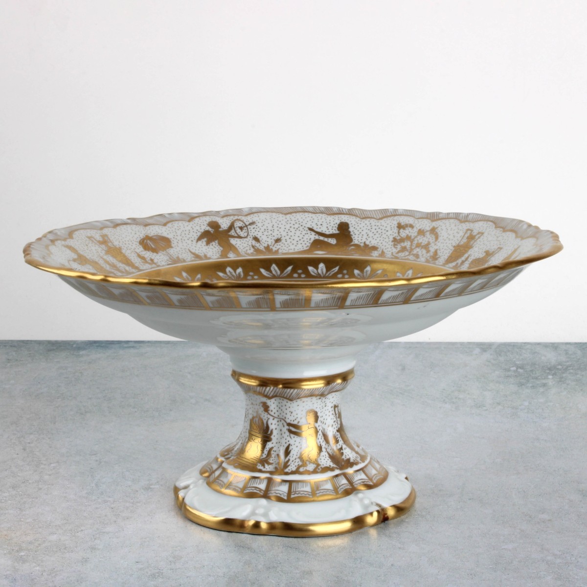 Tiffany & Co Hand Painted Compote