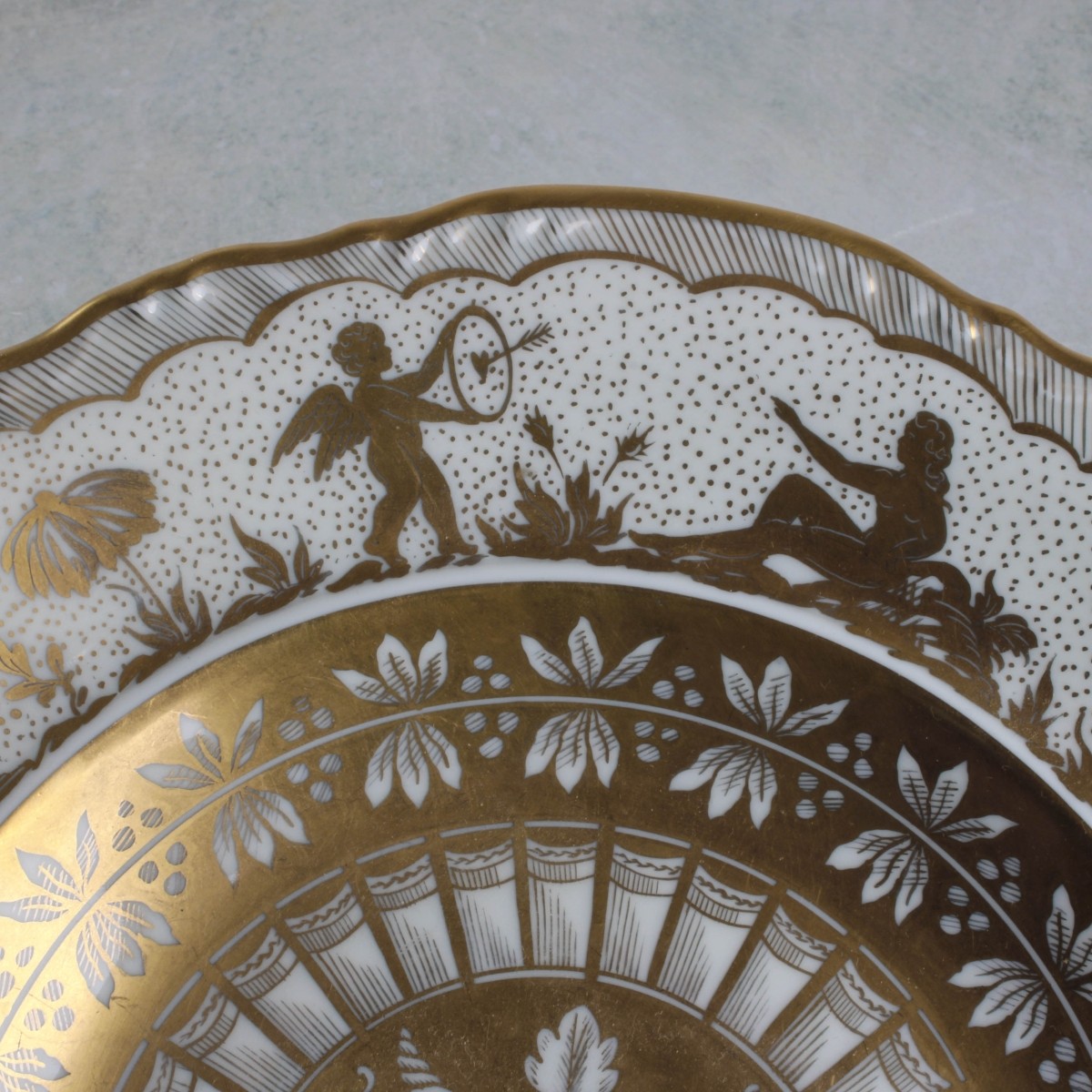 Tiffany & Co Hand Painted Compote